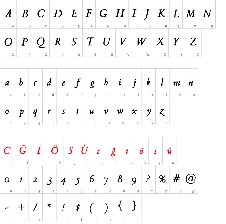 Hultog font